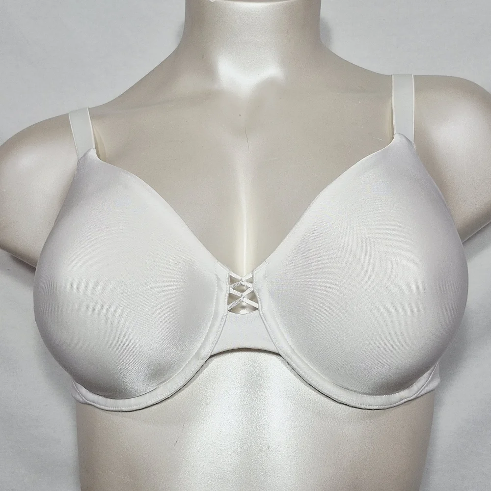 38D Vanity Fair 75007 75-007 Fits You Perfectly Love Knot UW Bra‎ White